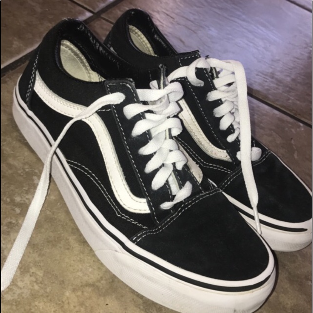 Vans kids size 5 school kid.